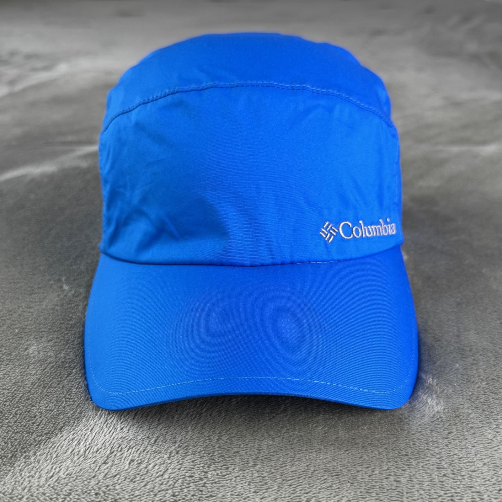 Columbia Hat Cap Strap Back Mens One Size Blue Omni Tech Safety Bump Cap